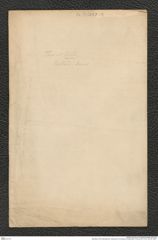 Nachlass Franz Steindachner, historischer Umschlag, Korrespondenz Thomas Hill, Inv.Nr. 223.03, Seite 1